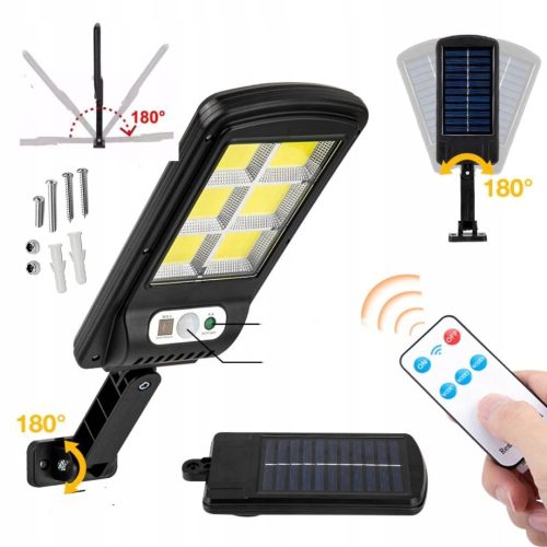  Fassadenleuchte 300 W 6000 lm, batteriebetrieben, solarbetrieben