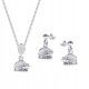  SILBER-IGEL-SET, IGEL, 925er Silber