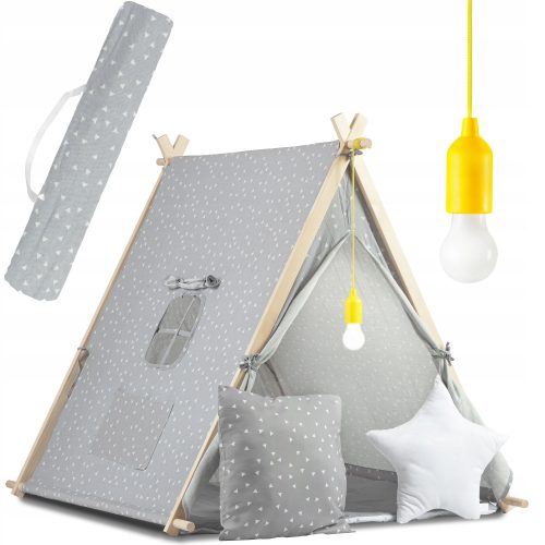 Kinderzelt - Kinderzelt Nukido 740521 116 x 107 x 110 cm grau