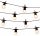  Focla 750 cm Netz-Lichterkette, weiß