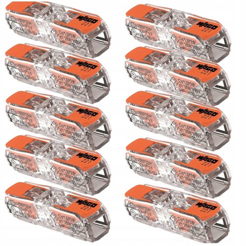 Wago Schnellverbinder 221-2411 0,2-4 mm² 10 Stück