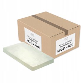    Transparente Glycerin-Seifenbasis in einem 5-kg-Block von Senzi Cosmetics