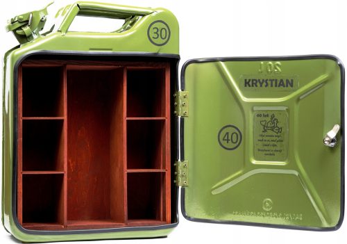 Coole, lustige Gadgets Can-Bar Alkoholverpackung in Kanisterform, grün, 20 Liter