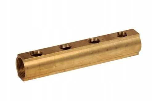  Verteilerbalken aus Messing, 4 Kreise