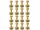 NEODYMIUM-MAGNET FÜR KÜHLSCHRANK, GOLD, 12X16mm
