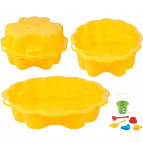 Großer Doppel-Gänseblümchen-Sandkasten + Swimmingpool