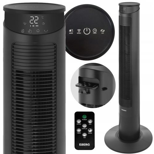  EBERG FYN Säulenventilator schwarz