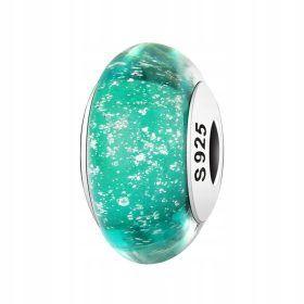  Charms Murano-Anhänger zum Einschrauben, Silber S925