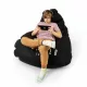  Schwarze Sitzkissentasche von Diablo Chairs
