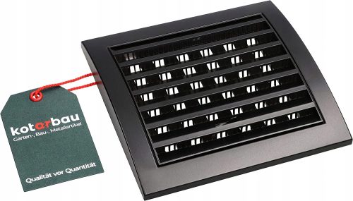 Lüftungsgitter Kotarbau schwarz