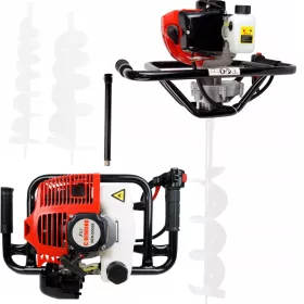 Benzin-Bohrgerät mit Berhard-Verlängerung