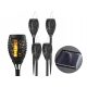  Einbau-Solarleuchte LED Plus schwarz 53 cm 4 Stk.