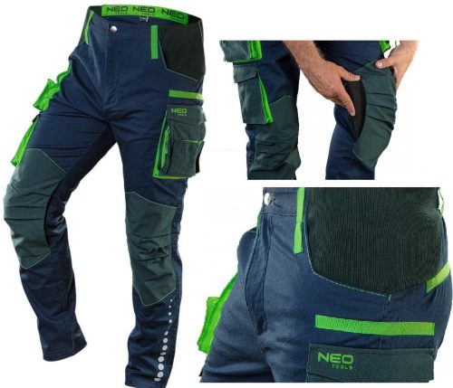 Neo Tools PREMIUM lange Arbeitshose, Größe 62, Größe M