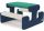 Little Tikes Kindertisch mit Bank 18 m+