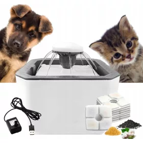    WASSERSCHÜSSEL SCHÜSSEL STILLER BRUNNEN FÜR KATZE HUND 2,5L