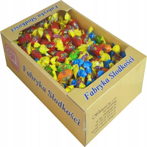 Fruchtige "DICKI" Bonbons mit Vitamin C, 2kg - Vier Geschmacksrichtungen