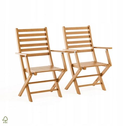 Stühle für Garten, Terrasse und Balkon MatMay Gartenstuhl, braunes Holz