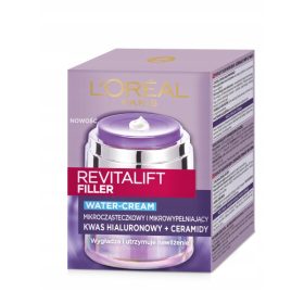    L'Oréal Paris Revitalift Filler 0 SPF feuchtigkeitsspendende Gesichtscreme für Tag und Nacht, 50 ml