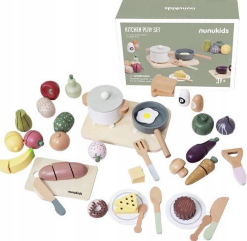  Kinderküchenzubehör, großes Topfset