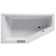  ASYMMETRISCHE BADEWANNE RIHO GETA 160X90 CM RECHTS BA86
