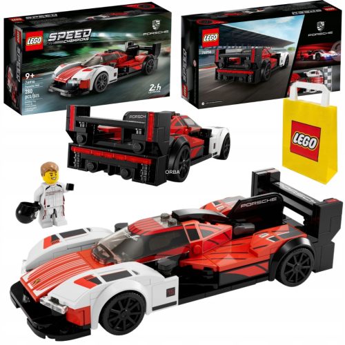  LEGO Speed Champions 76916 Porsche 963 + LEGO 6315794 VP PAPIERBEUTEL GROß 45X48X17 TE
