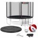  Gartentrampolin 305cm 10ft mit Netz und Leiter langlebig +