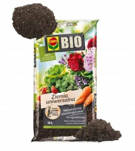 Gartenerde Erde 15L Compo Bio Substrat www.kamenikat.de