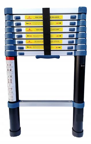 Worhan Leiter 2,6 m Aluminium 1 x 9 bis 150 kg