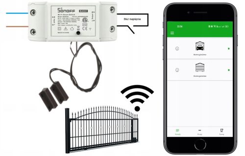 Executive-Elemente – Smart Home Sonoff Basic WLAN-Schalter