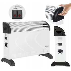  Volteno 2000 W Konvektorheizung weiß, grau