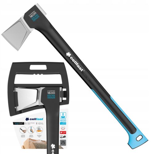 Spaltäxte, Zimmermannsäxte Cellfast-Axt 61,5 cm 1,6 kg