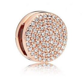  Charms REFLEXIONS Kreis aus Roségold mit Zirkonen