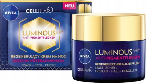 Nivea Cellular Luminous630 NACHTCREME gegen Verfärbungen 50 ml