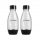  SodaStream Plastikflasche 2 x 500 ml schwarz