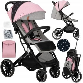    Leichter Kinderwagen, Koffer mit großen Rädern, MoMi Dakar