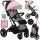  Leichter Kinderwagen, Koffer mit großen Rädern, MoMi Dakar