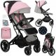  Leichter Kinderwagen, Koffer mit großen Rädern, MoMi Dakar