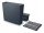  Prosperplast Blumentopf 77 cm x 23,5 x 68,6 cm, Kunststoff in Grau- und Silbertönen