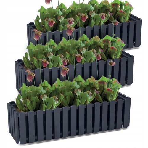  Prosperplast Blumentopf 18 cm x 58 x 16,2 cm Kunststoff Anthrazit