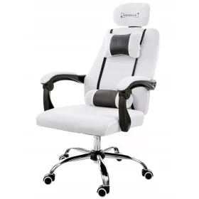  Giosedio GPX Gaming-Stuhl, weißer Stoff