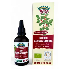   Bio Ashwagandha Extrakt in Flüssigform, hochkonzentriert im Verhältnis 10:1