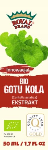 Hochkonzentrierter Bio Gotu Kola Extrakt im Tropfenformat, 10:1 – Royal Brand, 50ml