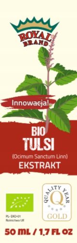 Royal Brand Bio Tulsi Extrakt (Heiliges Basilikum) 10:1 Hohe Konzentration – 50ml