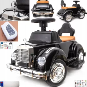 Beiges, schwarzes Mercedes-Auto