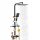 Aufputz-Duschset BLACK SHOWER FATTER SET