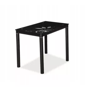  Signal moderner rechteckiger Tisch 100 x 60 x 75 cm schwarz