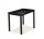  Signal moderner rechteckiger Tisch 100 x 60 x 75 cm schwarz