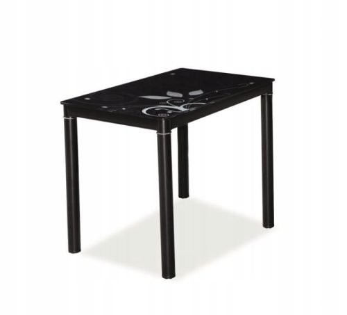 Signal moderner rechteckiger Tisch 100 x 60 x 75 cm schwarz