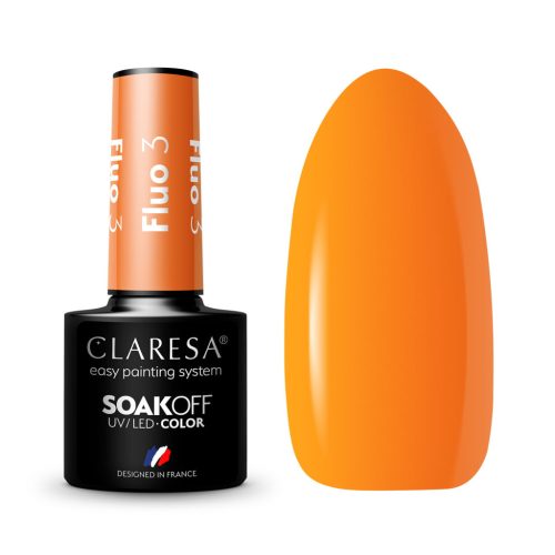  Claresa Fluo Hybrid Nagellack Nr. 3