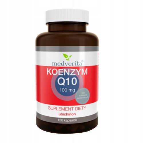 Medverita Coenzym Q10 Ubichinon 100mg - 120 Kapseln für Herz und Kreislauf